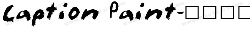 Caption Paint字体转换